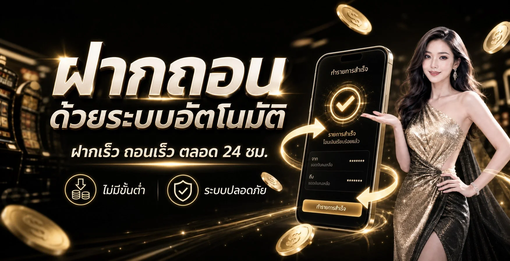 คู่มือฝากถอน LUCKY789BET ด้วยระบบอัตโนมัติ